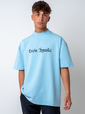 leon aguila Shirt 'Amsterdam' in Blauw: voorkant