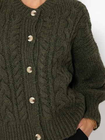 SASSYCLASSY Oversizestrickjacke‌‌‌‌‌‌‌‌ in Grün