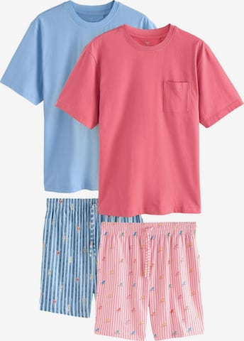 mėlyna Next Trumpa pižama: priekis