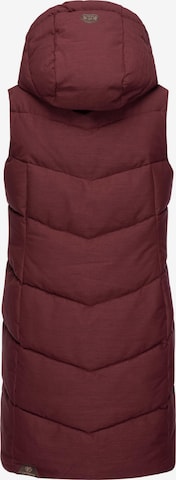 Ragwear Sportbodywarmer 'Pavla' in Rood