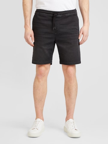 JACK & JONES Regular Pants 'CHRIS LANE' in Black: front