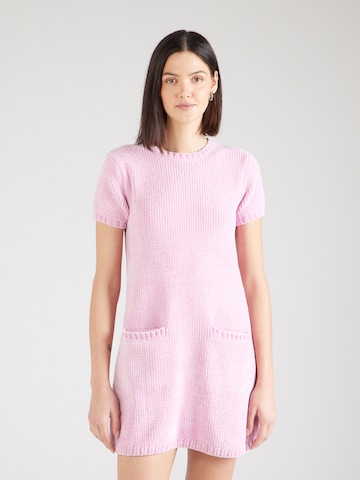 Robes en maille Monki en rose : devant