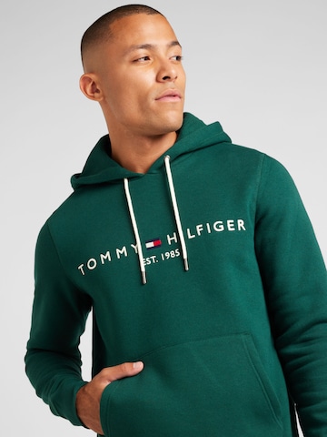 TOMMY HILFIGER Klasický střih Mikina – zelená