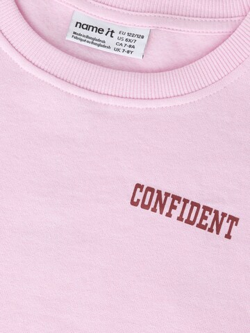 NAME IT - Sudadera en rosa