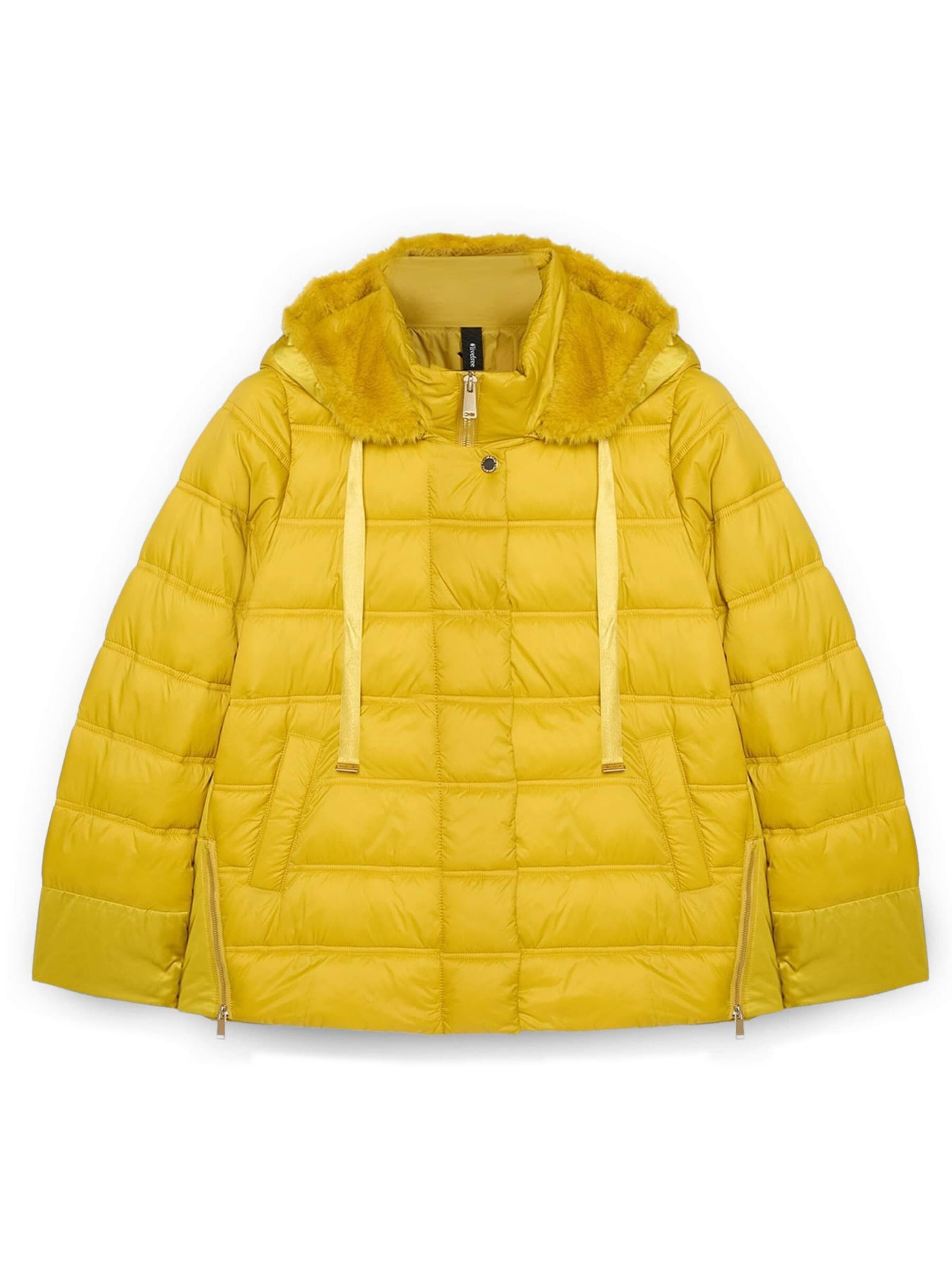 Fiorella Rubino Winterjas in Geel: voorkant