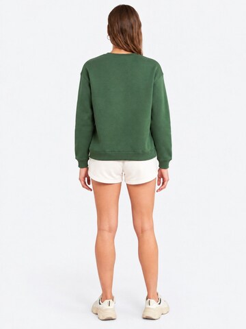 Sweat-shirt Ethiquet en vert