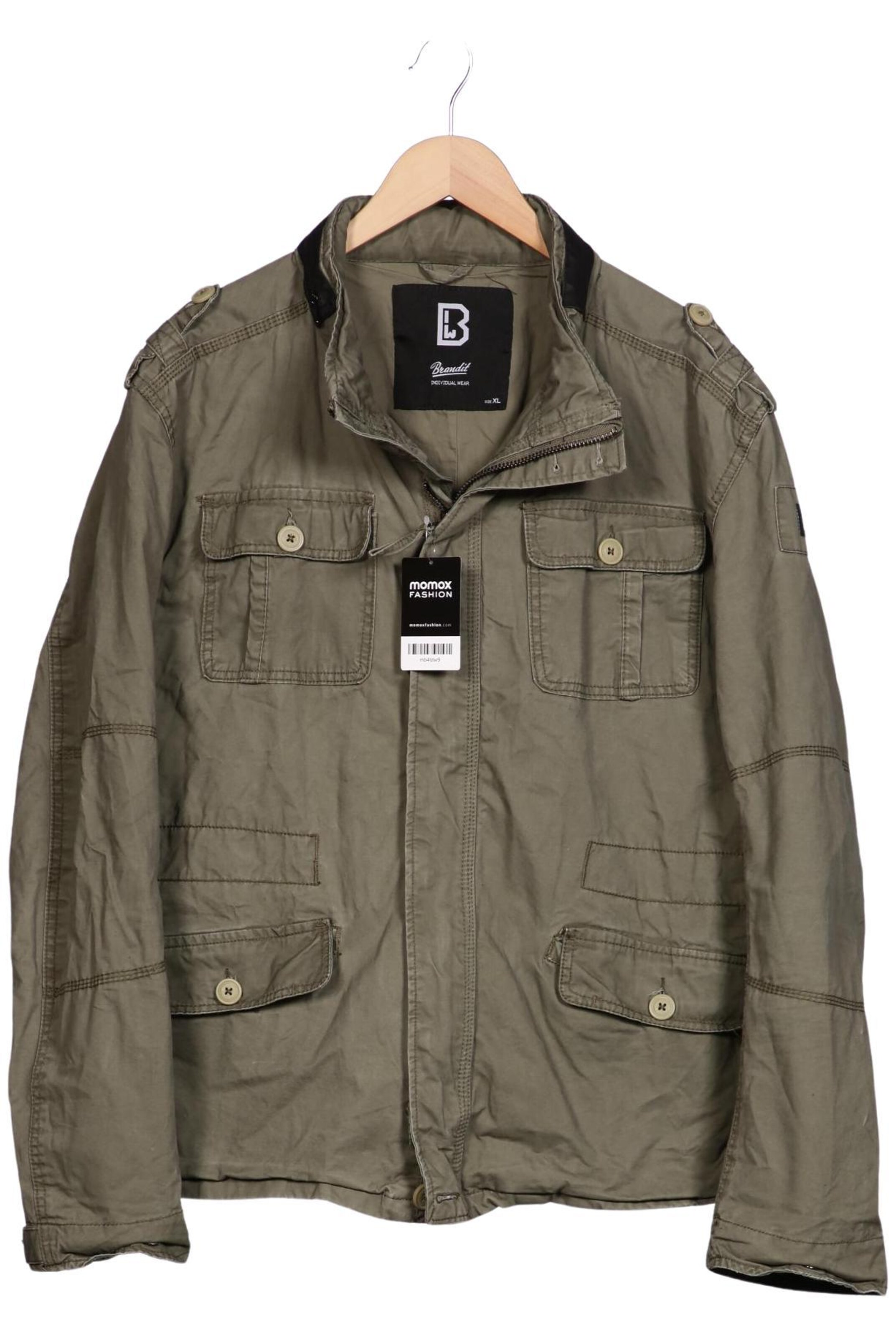Brandit Jacket & Coat in XL in Green: front