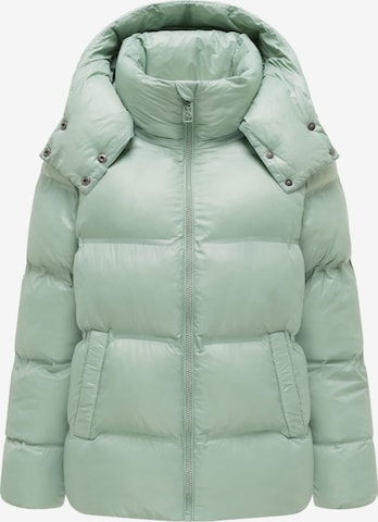 NAVAHOO Winterjas in Groen: voorkant