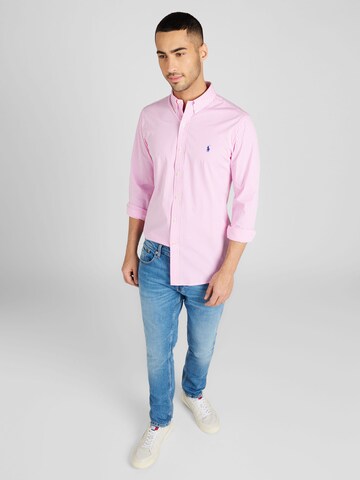 Polo Ralph Lauren Slim fit Overhemd in Roze