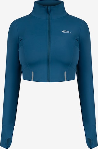 Smilodox Trainingsjacke 'Fastlane' in Blau: predná strana