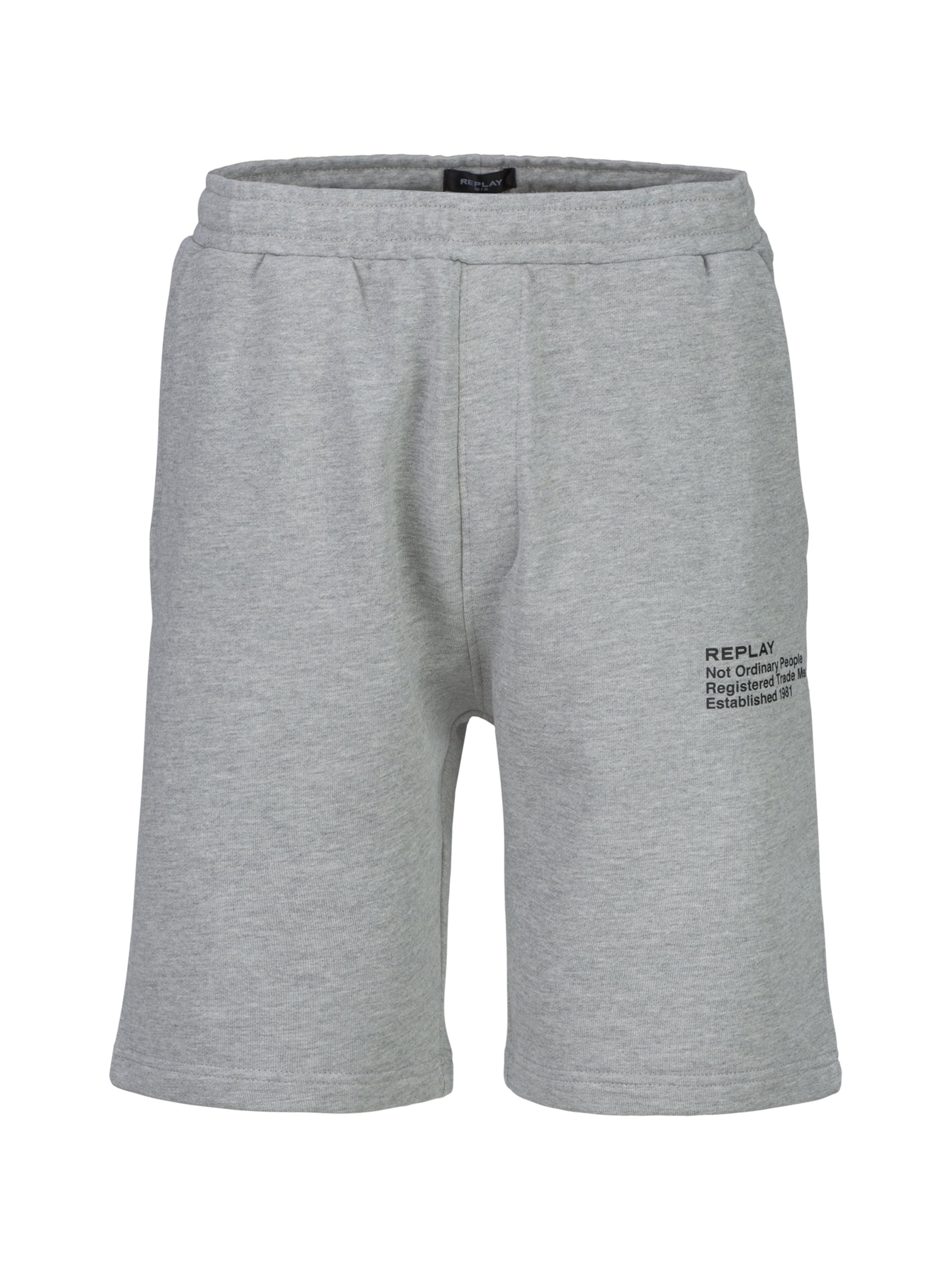 REPLAY Regular Broek 'NOP' in Grijs: voorkant