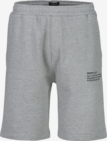 REPLAY Regular Broek 'NOP' in Grijs: voorkant