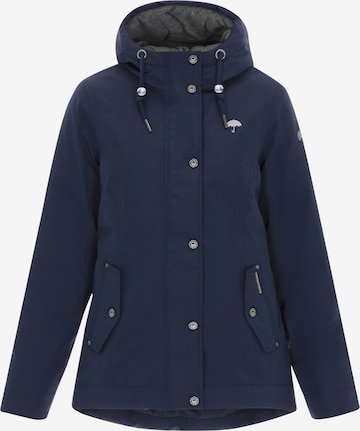 Schmuddelwedda Toiminnallinen takki värissä sininen: etupuoli