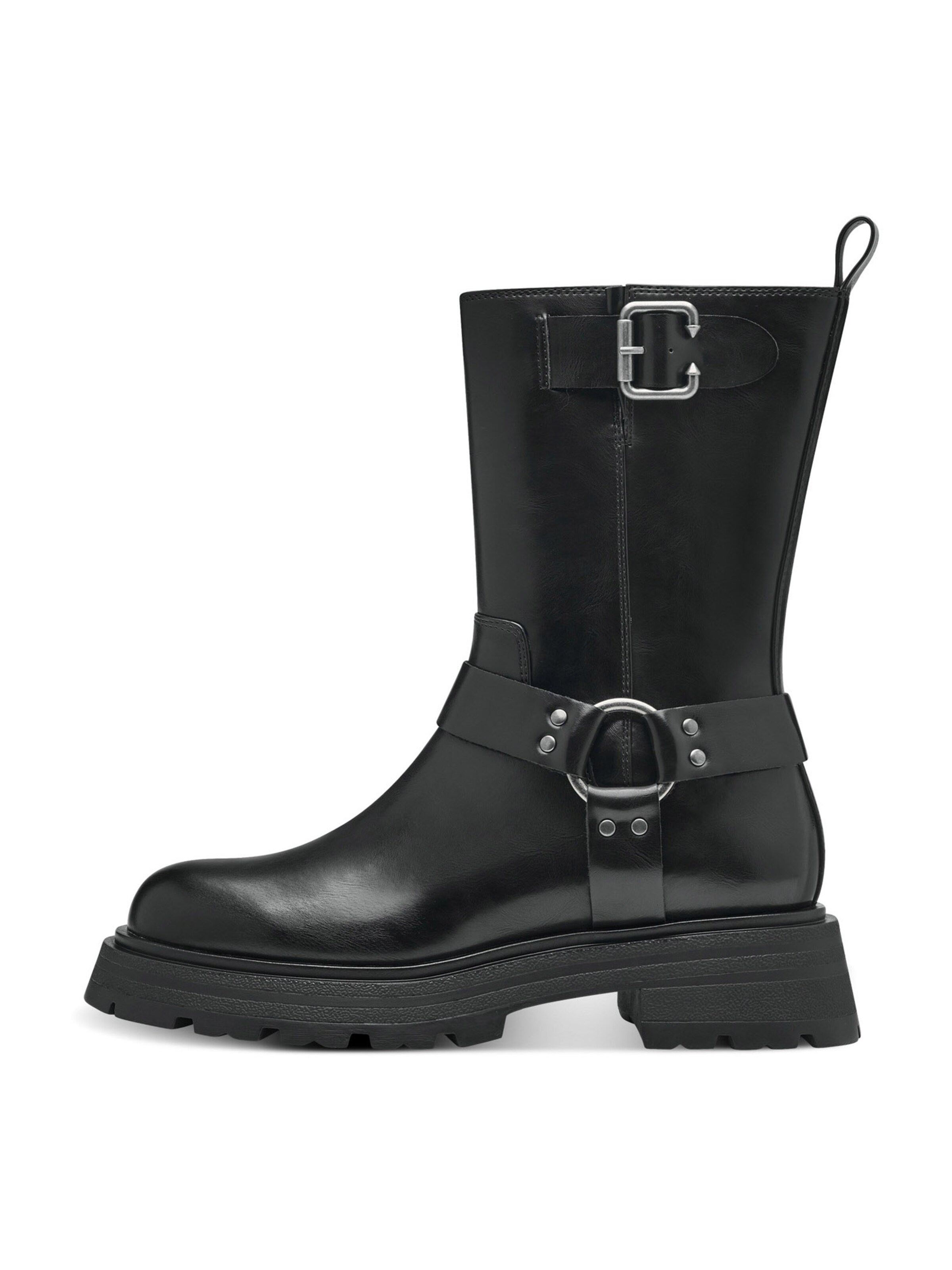 Botine de la Tamaris pe negru