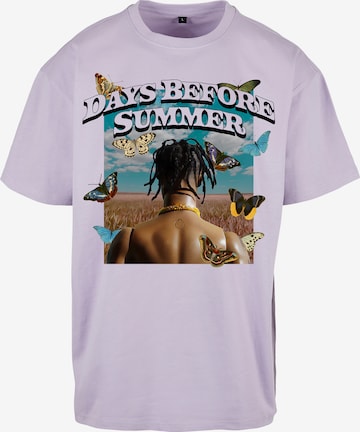 T-Shirt 'Days Before Summer' MT Upscale en violet : devant