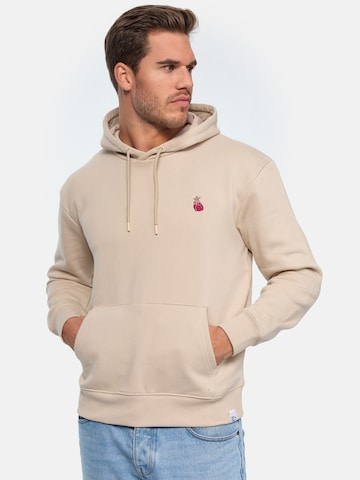 Mikon Sweatshirt in Beige: predná strana