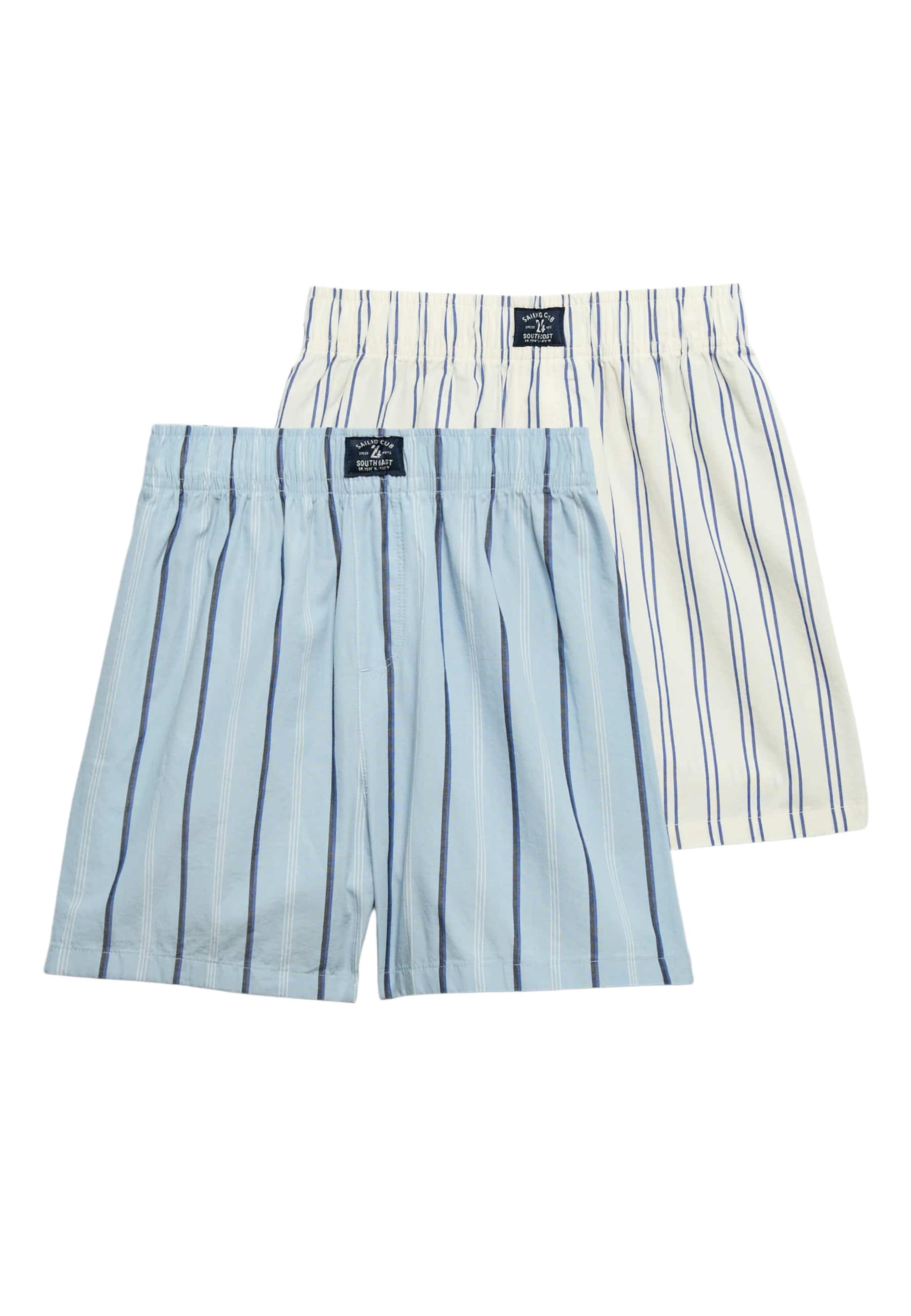 Marks & Spencer Schlafanzughose in Blau: Vorderseite