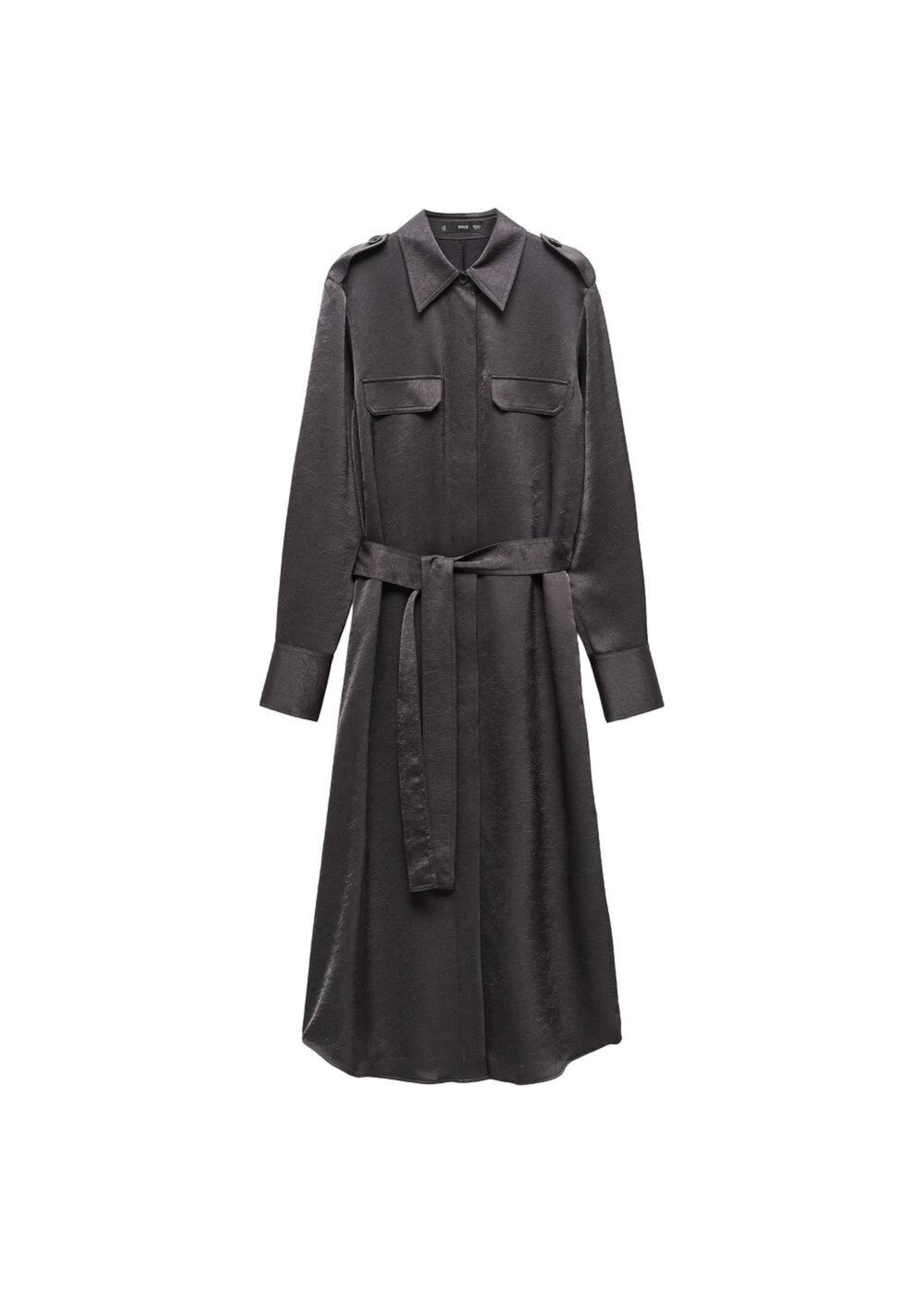 MANGO Košeľové šaty 'Jana' - Modrá: predná strana