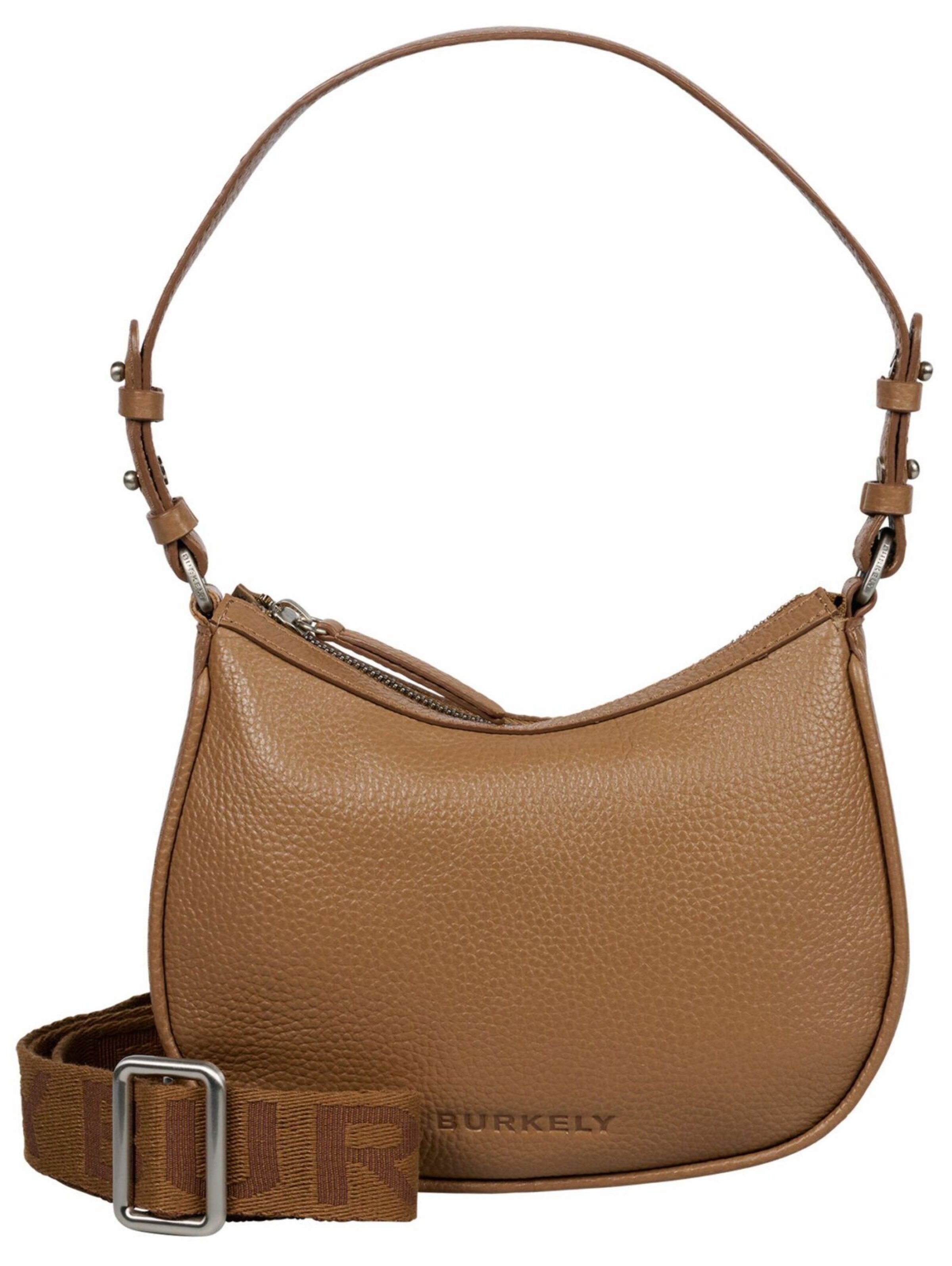 Borsa a mano di Burkely in marrone: frontale