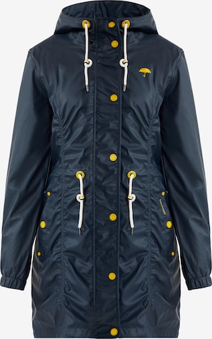 Schmuddelwedda Raincoat in Blue: front