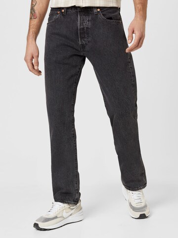 Tapered Jeans '501® Levi's® Original Jeans' di LEVI'S ® in nero: frontale