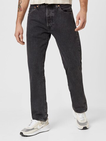 LEVI'S ® Regular Jeans '501' in Zwart: voorkant