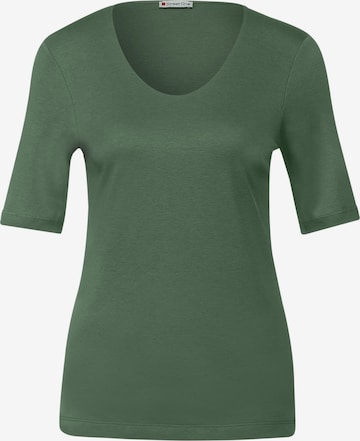 T-shirt STREET ONE en vert : devant