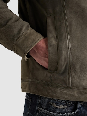 Giacca di mezza stagione 'Air Leather jacket' di PME Legend in verde