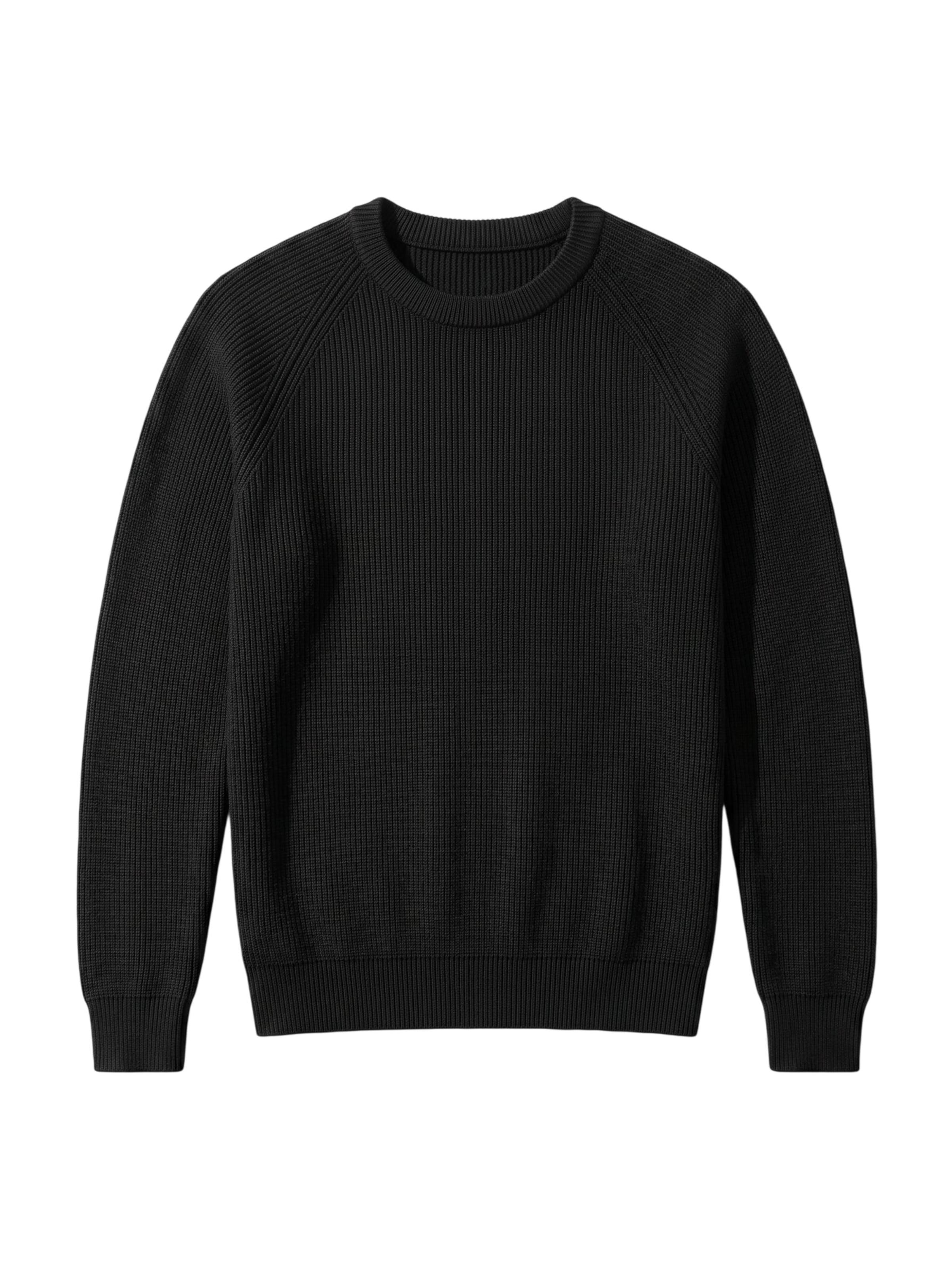 Kleidermafia Sweater in Black: front