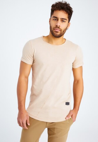 Leif Nelson Shirt in Beige: front