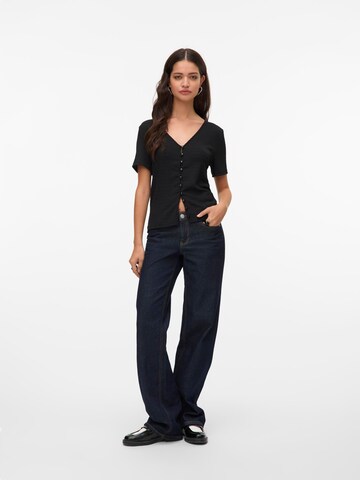 VERO MODA Blouse 'VMMikka' in Zwart