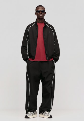 Bershka Baggy Byxa i svart
