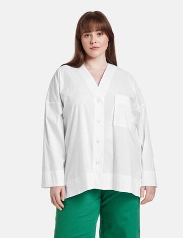 SAMOON Bluse in Weiß: Vorderseite