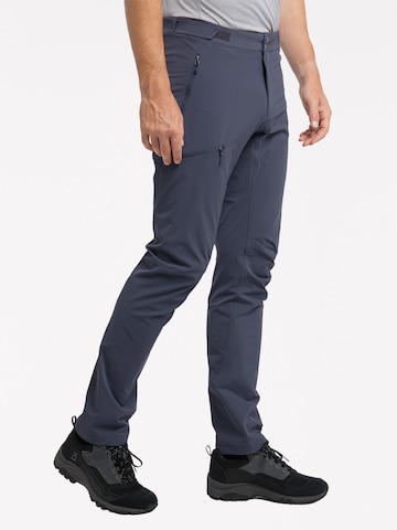 Haglöfs Slim fit Outdoor Pants 'Breccia Lite' in Blue