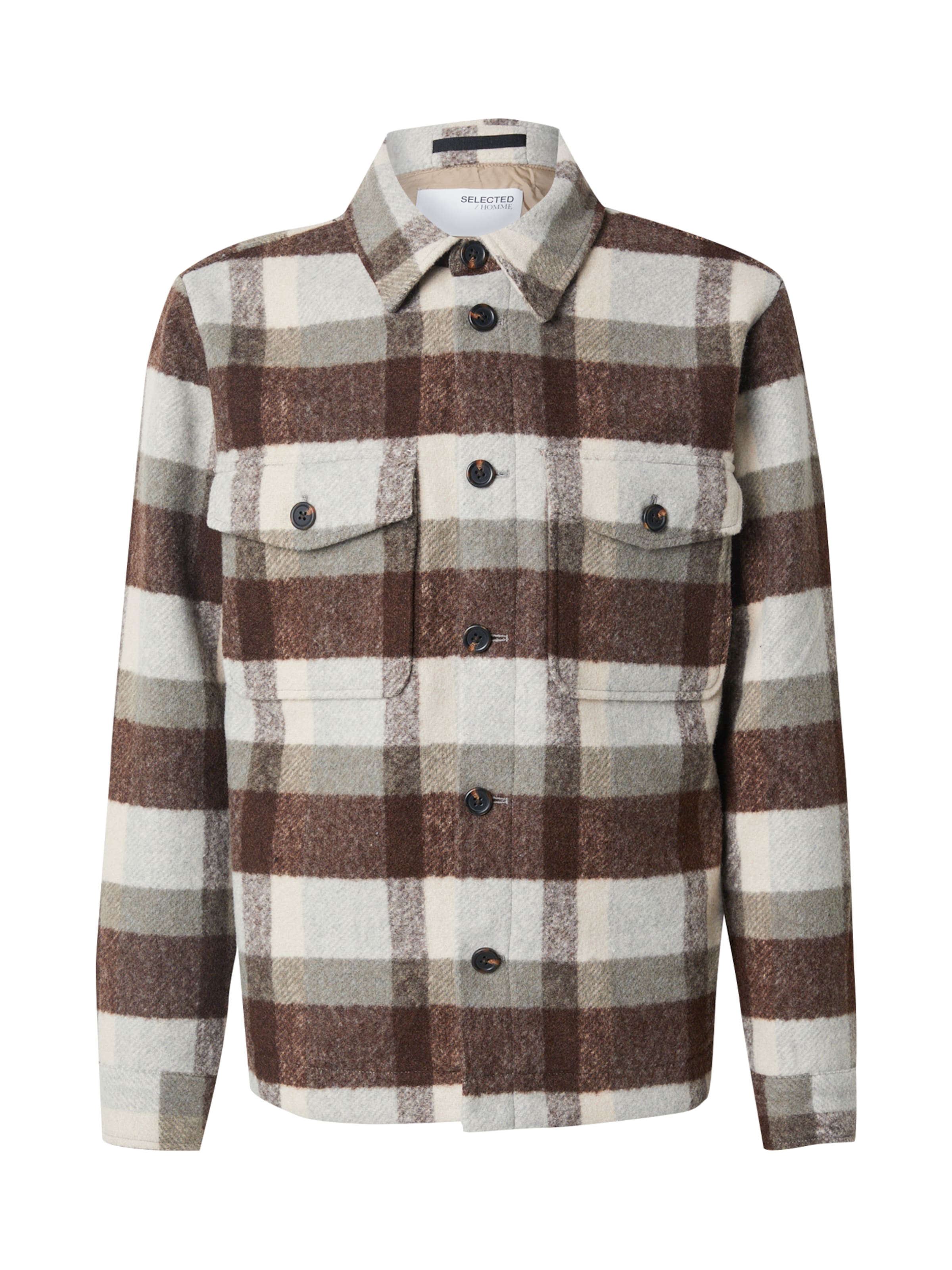 Veste mi-saison 'SLHARCHIVE' SELECTED en gris : devant