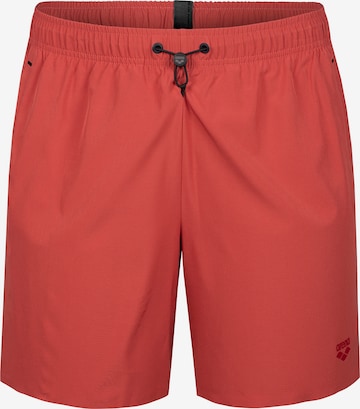 ARENA Board Shorts 'EVO' in Red: front