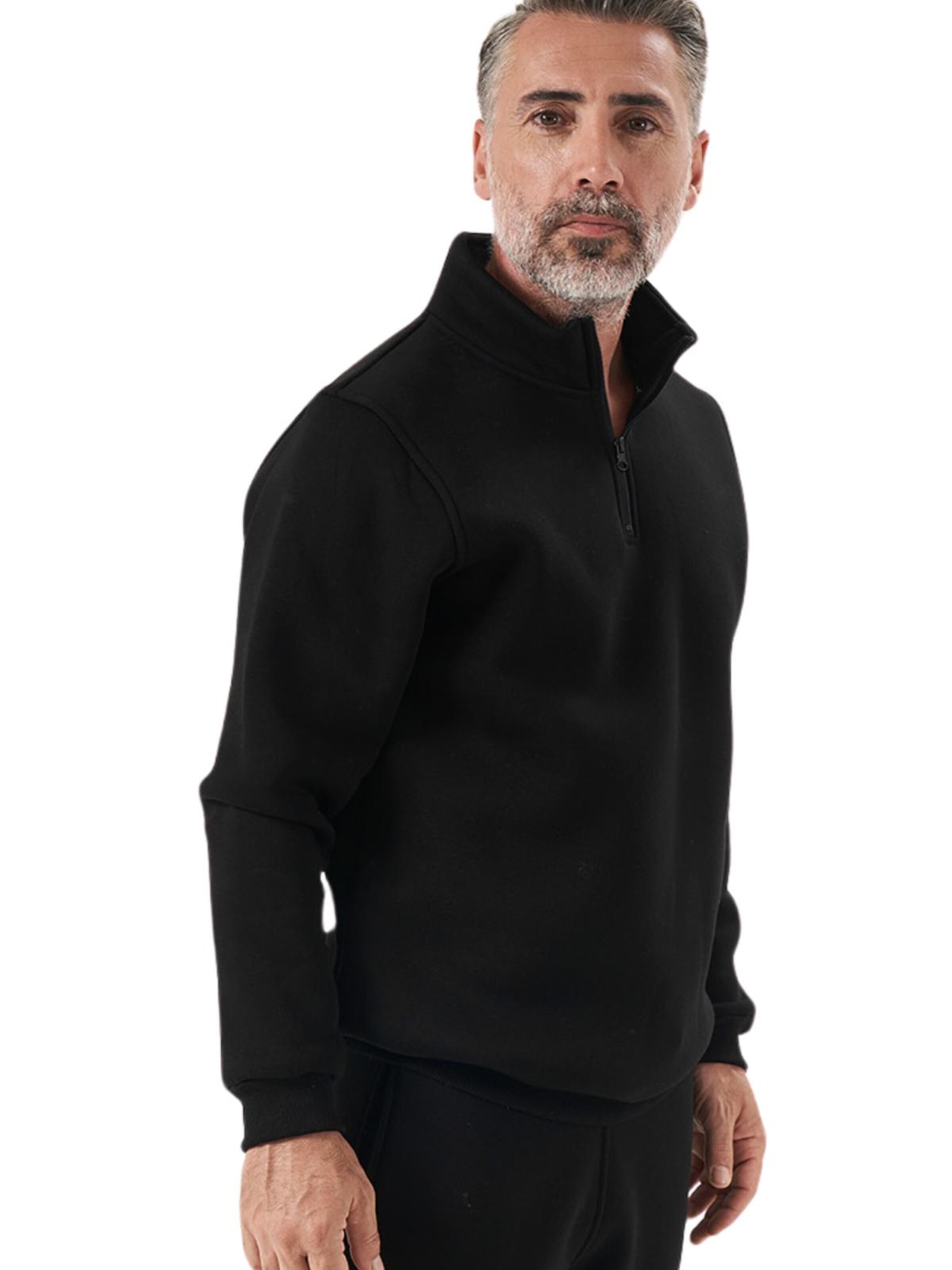 LOUIS LECLER Sweatshirt 'Remy' in Zwart