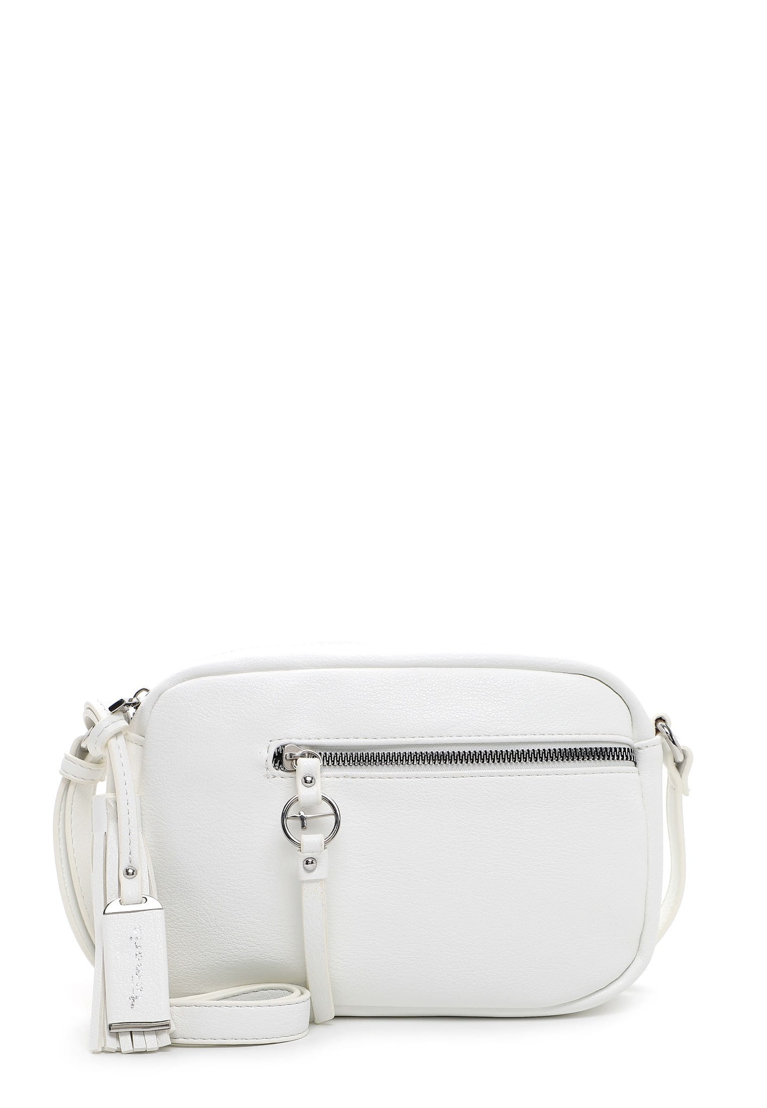 Tamaris Anastasia Crossbody Bag - Borsa A Tracolla Bianca E Grigia Con Logo, Tracolla Regolabile