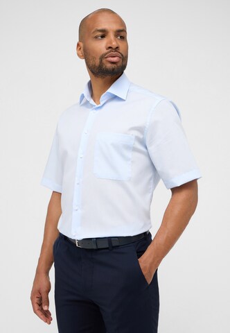 ETERNA Comfort fit Button Up Shirt in Blue: front