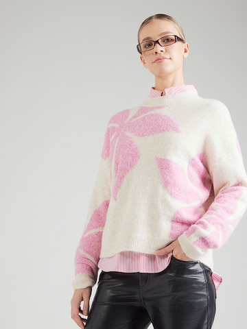 b.young - Pullover 'BYOMEA' em rosa: frente
