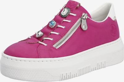 Sneaker bassa Rieker di colore blu / verde / fucsia / bianco, Visualizzazione prodotti