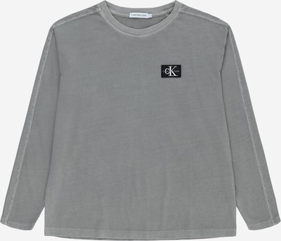 Calvin Klein Jeans T-Shirt en gris / noir / blanc, Vue avec produit