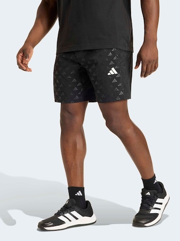 ADIDAS PERFORMANCE Regular Sportbyxa i svart: framsida