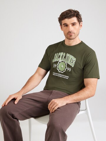 JACK & JONES Shirt 'JJMAKO' in Blue: front