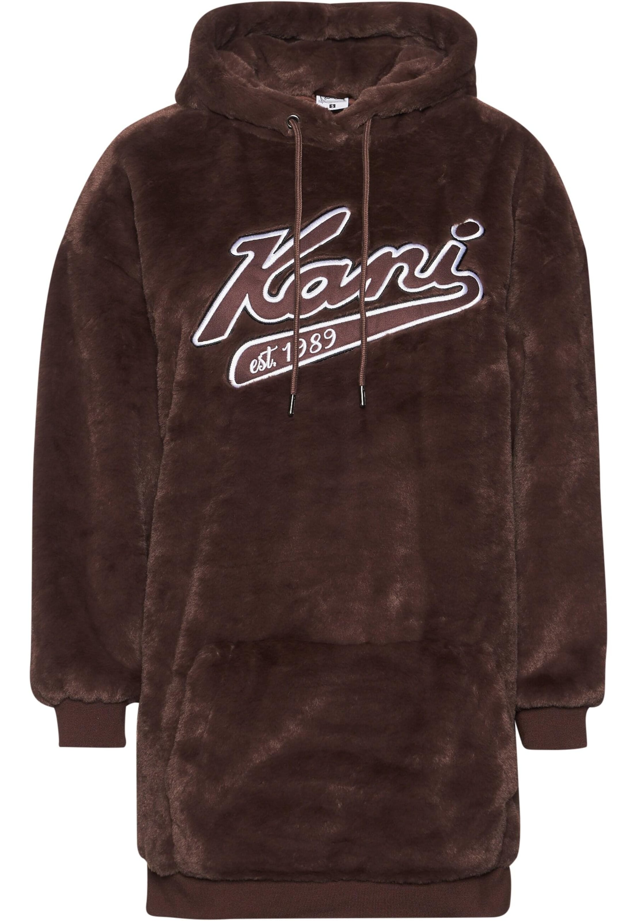 Felpa di Karl Kani in marrone: frontale