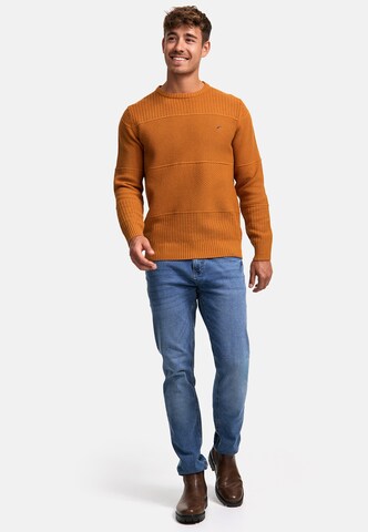 INDICODE JEANS Sweater 'Justice' in Bronze