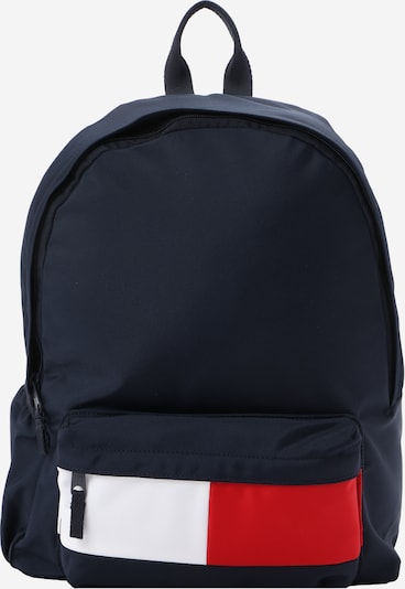 TOMMY HILFIGER Reppu 'Essential' koossa One Size värissä laivastonsininen / kirsikanpunainen / valkoinen, Tuotenäkymä