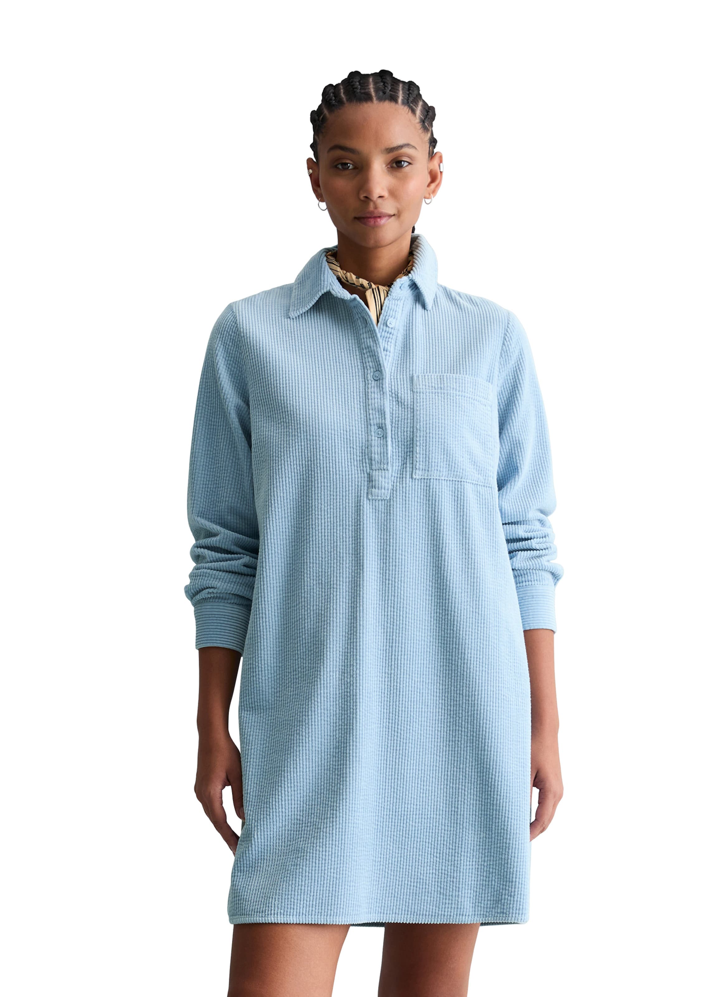 Marc O'Polo DENIM Jurk in Blauw: voorkant