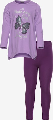 Kidsworld Set in Purple: front