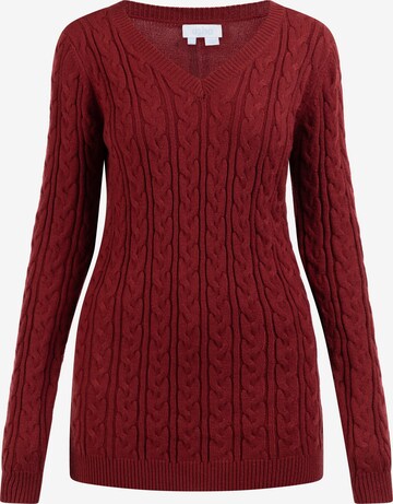 usha BLUE LABEL Sweater in Red: front